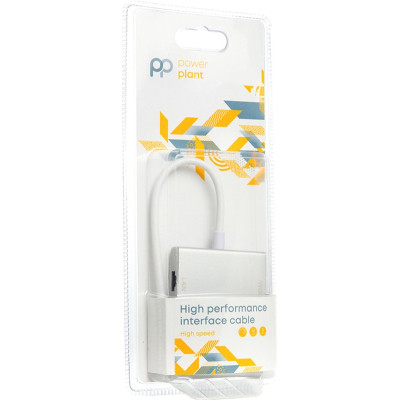 Перехідник USB 3.0 to HDMI, DVI, VGA, RJ45 Gigabit Ethernet PowerPlant (CA912087)