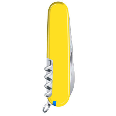 Ніж Victorinox Waiter Ukraine 84 мм Синьо-жовтий (0.3303.2.8)
