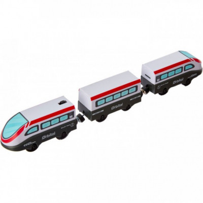 Залізниця ZIPP Toys Міський експрес 80 деталей, червоний (AU1885)