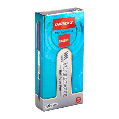 Ручка кулькова Unimax Documate, чорна (UX-120-01)