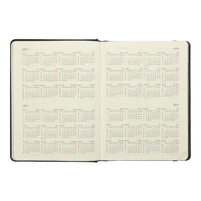 Тижневик Buromax датований 2025 TOUCH ME, А5 чорний (BM.2137-01)