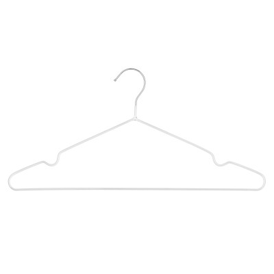 Плічка Ardesto Металеві з ПВХ покриттям Білі 40.5 см 10 шт. (ARHC2810W)