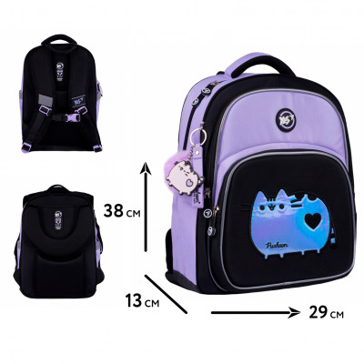 Рюкзак шкільний Yes Pusheen Shiny S-91 напівкаркасний (559816)
