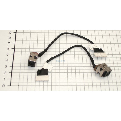 Роз&#039;єм живлення ноутбука з кабелем для HP PJ270 (7.4mm x 5.0mm + center pin), 8(7)-pi Универсальный (A49035)