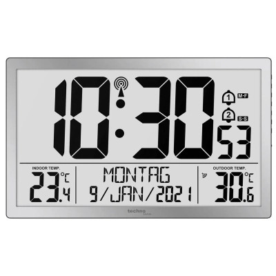Настінний годинник Technoline WS8113 Silver (DAS302461)