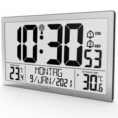 Настінний годинник Technoline WS8113 Silver (DAS302461)