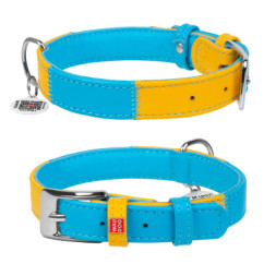 Нашийник для тварин WAUDOG Glamour Colors of freedom з QR паспортом L (202-4020)