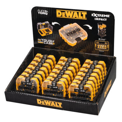 Набір біт DeWALT EXTREME FLEXTORQ, Torx, T25, L = 25 мм, 25 шт, TOUGH CASE (DT70558T)