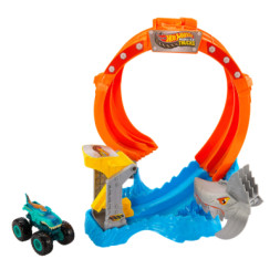 Автотрек Hot Wheels Monster Trucks Монстро-атака акули (JFR08)