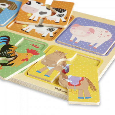 Пазл Melissa&amp;Doug дерев&#039;яні у футлярі &quot;Друзі ферми&quot; (MD31363)