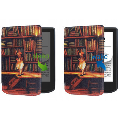 Чохол до електронної книги BeCover Smart Case PocketBook 629 Verse / 634 Verse Pro 6&quot; Library Girl (710975)
