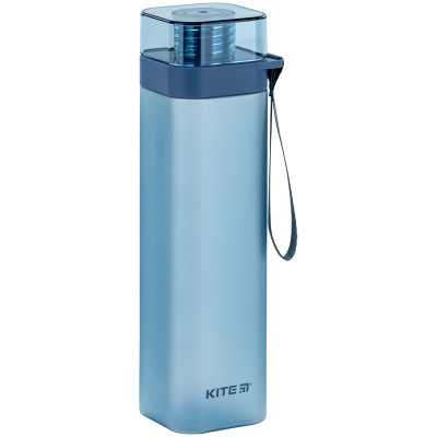 Поїльник-непроливайка Kite квадратна, 700 мл, синя (K24-1210-1)