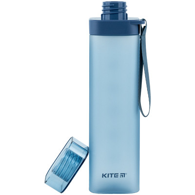 Поїльник-непроливайка Kite квадратна, 700 мл, синя (K24-1210-1)