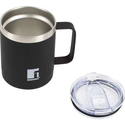 Термокружка Bergner Coffee &amp; tea lovers 350 мл Black (BG-37788-BK)