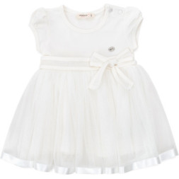 Плаття дитяче Breeze святкове з фатиновою спідницею (18349-86G-cream)