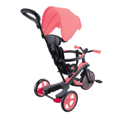 Дитячий велосипед Globber Explorer Trike 4 в 1, рожевий (634-110)