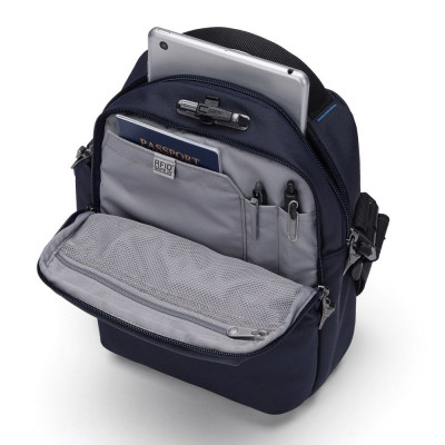 Сумка Pacsafe V Tour Crossbody Темно-синя (61110658)