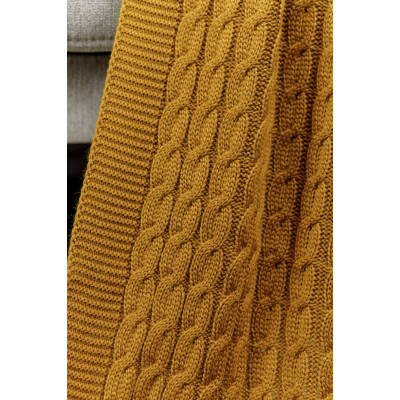 Плед Прованс Happy Fall Kosa Охра 130х170 см (4823093447080)