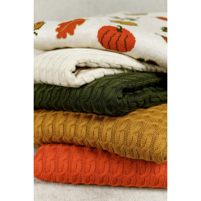 Плед Прованс Happy Fall Kosa Охра 130х170 см (4823093447080)