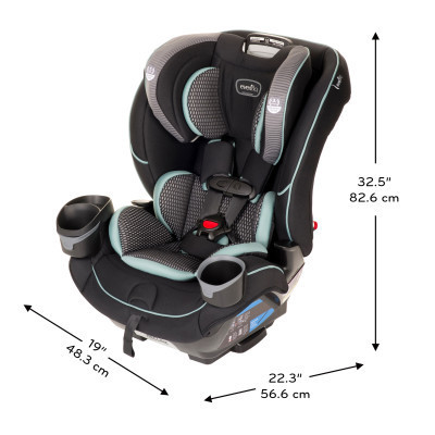 Автокрісло Evenflo EveryFit 3 в 1 (1,8 до 54,4 кг) Atlas Green (032884204656)