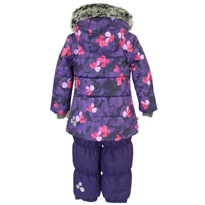 Комплект верхнього одягу дитячий Huppa NOVALLA 45020030 ліловий з принтом/темно-ліловий 92 (4741468729480)