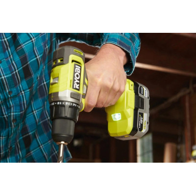 Шуруповерт Ryobi ONE+ RDD18-1C20S 18V, 1х2Ah, 52Нм, 450/1750об/хв, сумка (5133005519)