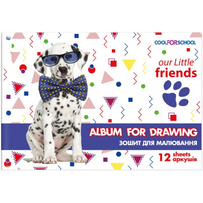 Альбом для малювання Cool For School на скобі , 12 аркушів (CF60905-01)