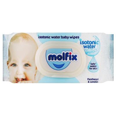 Дитячі вологі серветки Molfix Для чутливої шкіри 60 шт. (8690536845453)