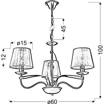 Люстра Candellux DIVA (33-55057)