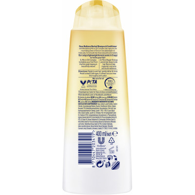 Шампунь Dove Hair Therapy Сяючий блиск 400 мл (8710447203415/8720181205682)