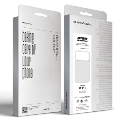 Чохол до мобільного телефона Armorstandart ICON2 MagCase Apple iPhone 17 Pro White (ARM86678)