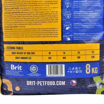 Сухий корм для собак Brit Premium Dog Adult M 8 кг (8595602526369)