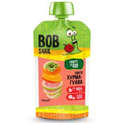 Дитяче пюре Bob Snail Равлик Боб Хурма-гуава 120 г (4820219343165)