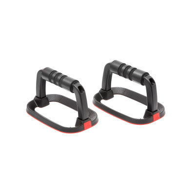 Упори для віджимань Adidas Performance Push Up Bars ADAC-12232 Чорний/Червоний (885652021579)