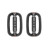 Упори для віджимань Adidas Performance Push Up Bars ADAC-12232 Чорний/Червоний (885652021579)