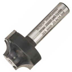 Фреза Bosch Professional профільна E, Std, S8, R6.3, D25.4, L14 (2.608.628.355)
