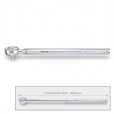 Тріскачка Toptul телескопічна 3/4&quot; 500-800 мм (CHES2408)