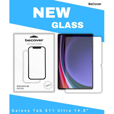 Скло захисне BeCover Samsung Galaxy Tab S11 Ultra (SM-X930/X936) 14.6&quot; (714556)