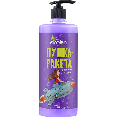 Гель для душу Ekolan Пушка-ракета 700 мл (4820217132440)