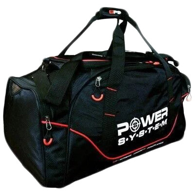 Дорожня сумка Power System PS-7010 Gym Bag Magna Чорно-Червона (7010BR-4)