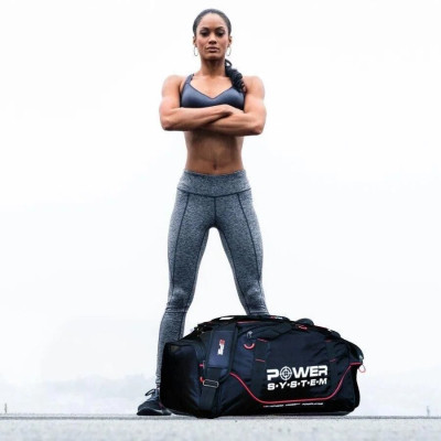 Дорожня сумка Power System PS-7010 Gym Bag Magna Чорно-Червона (7010BR-4)