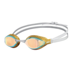 Окуляри для плавання Arena Air-Speed Mirror 003151-206 жовтий, мідно-золотий OSFM (3468336482100)