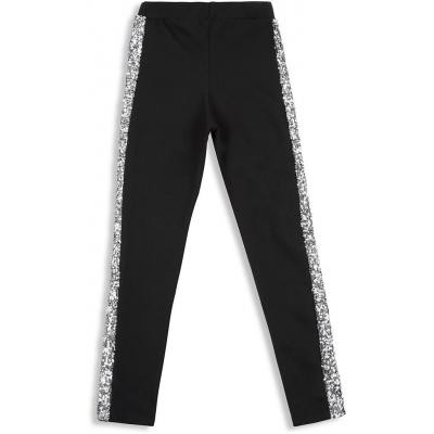 Лосини дитячі Breeze с лампасами из пайеток (11529-164G-black)