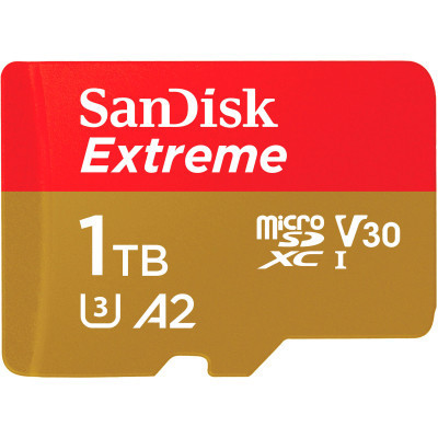 Карта пам&#039;яті SanDisk 1TB microSD class 10 UHS-I U3 V30 Extreme (SDSQXAV-1T00-GN6MA)