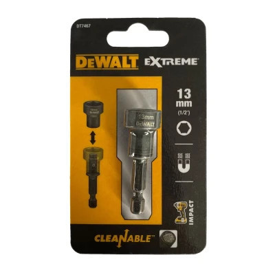 Головка торцева DeWALT EXTREME Impact знімна, для видалення метал стружки, 1/4&quot;х13 мм (DT7467)