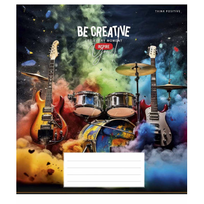 Зошит Школярик Be creative 48 аркушів лінія (048-3399L)