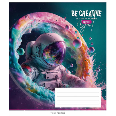 Зошит Школярик Be creative 48 аркушів лінія (048-3399L)
