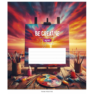 Зошит Школярик Be creative 48 аркушів лінія (048-3399L)