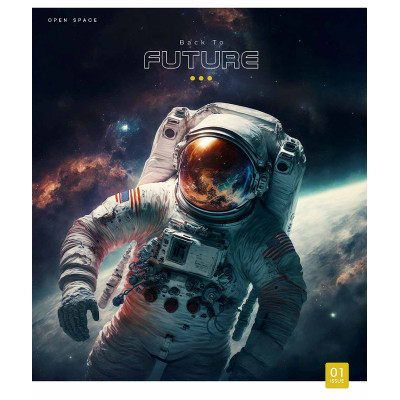 Зошит Школярик Open space 96 аркушів клітинка (096-3259K)