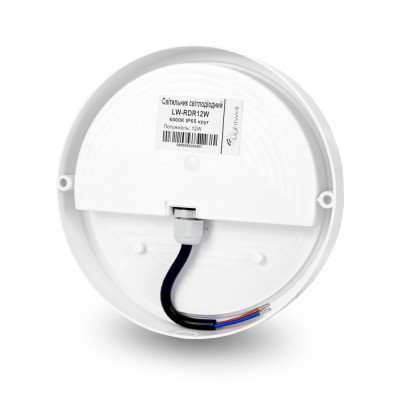 Світильник Lightwell LW-RDR12W 12Вт 6000К IP65 (266149)
